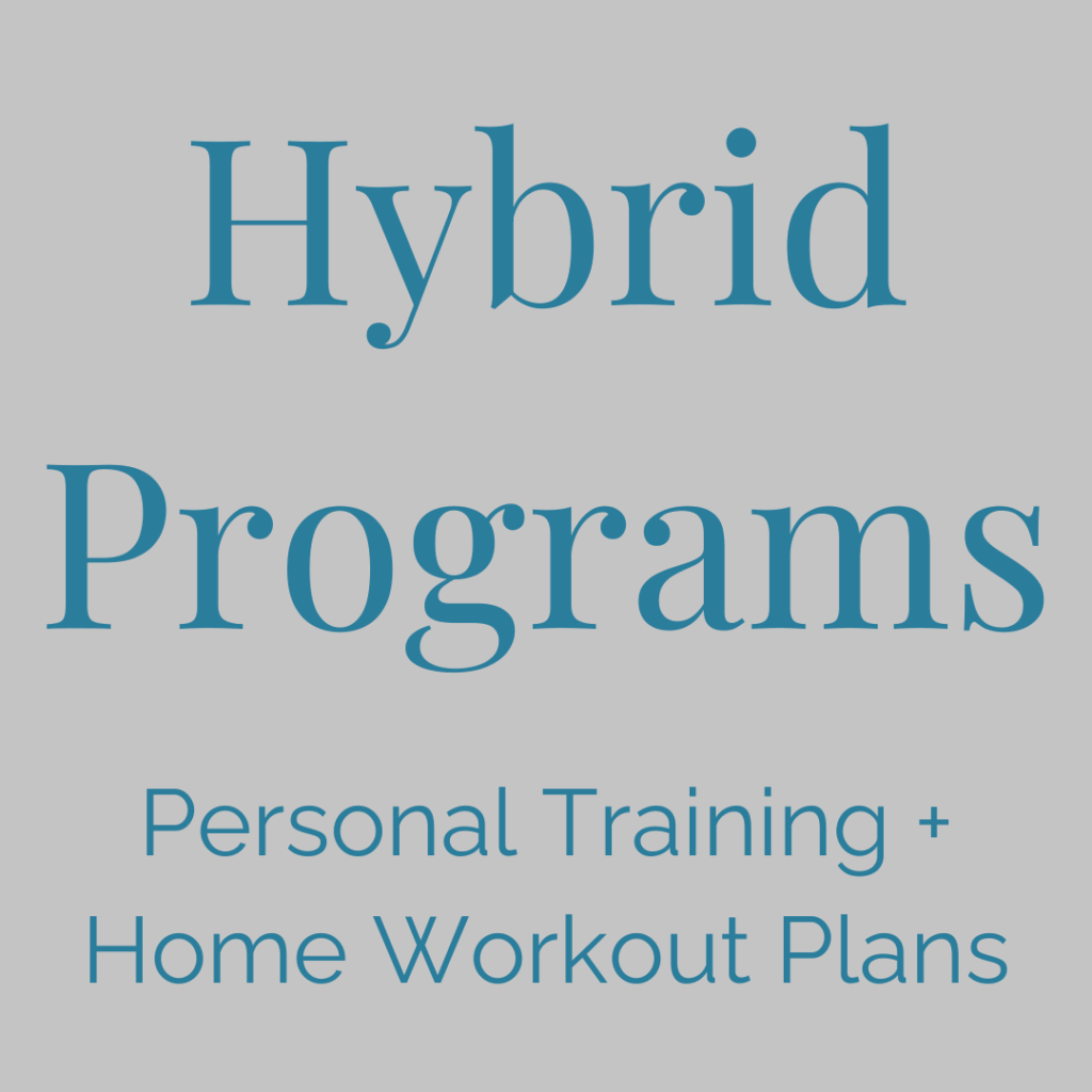Hybrid Programs  - Personal Training + home workout plans